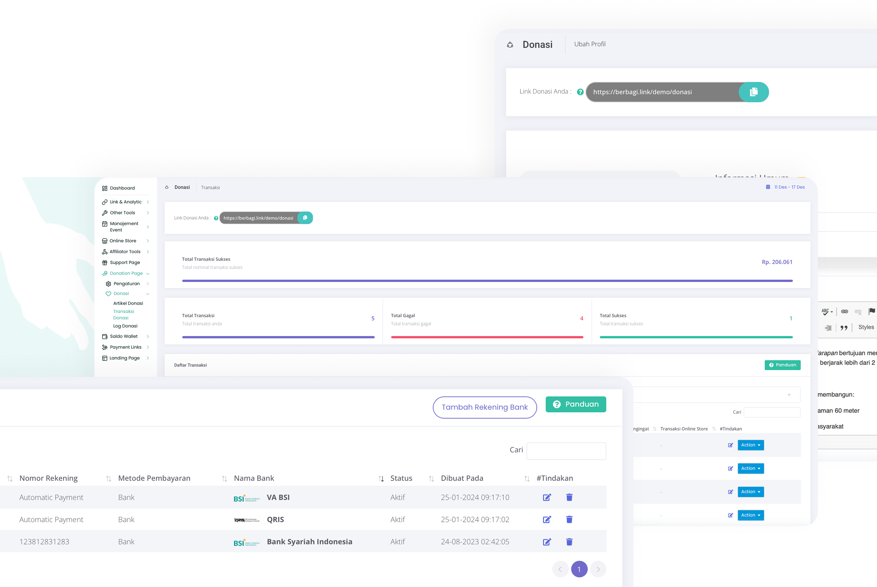 Donasi Dashboard
