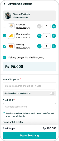 Nominal Support